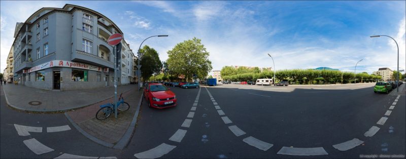 Mierendorffinsel – Mierendorffplatz – Höhe Parkanlage – Wochenmarkt – Apotheke (08.08.2017)